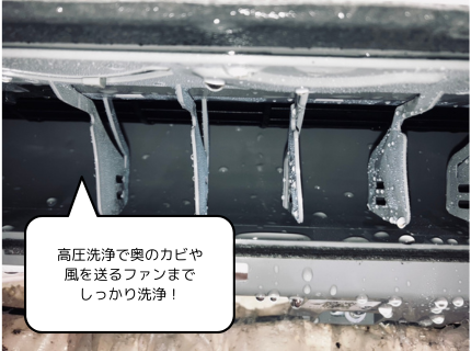 エアコンのファンの汚れ